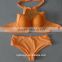 yellow fancy mesh cutout bikini /tifu women bikini swimwear /lzwya printed swimwear beach wear bikini