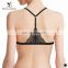 Romatic Sexy Slit wire bra frame sexy net bra designs of ladies bra and panties
