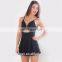 2015 Fashion style clothes for Women new design playsuit in black