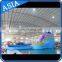 New Design Lovely Dolphin Giant Inflatable Water Park with Colorful Swiming slides for Sale