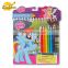 creative spiral coloring book with pencil CMYK printing for children