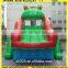 Frog dry slide inflatable for kids