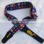 Adjustable Heat Transfer Printing Sublimation Cheap Popular Cute Customized Elastic Polyester Guitar Strap Locks