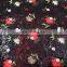 embroidery swiss voile mesh polyester sequin multi-color lace fabric