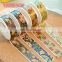 Korean Wholesale Colored Custom Printed Excellent quality cute flower design masking tape paper rolls