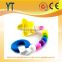 Wholesale Wooden Round Natural Wood Baby Pacifier Clips,Wholesale Printed Ribbon Baby Pacifier Clip with Ribbon