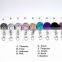 Fashion bling bling rhinestone studded glitter id badge reel