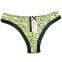 Yun Meng Ni Sexy Underwear Heart Printed Bikini T-back Breathable Cotton Women Thong Panties