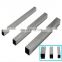 Galvanized steel tube furniture pipes 75x75 tube ms hollow section 50x50 square construction pipe made in china