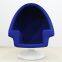 living room fiberglass Egg Pod  Chair with Ottoman