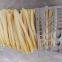 IQF White asparagus spears L grade washing ,peeled ,blanching