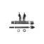 XYREPUESTOS AUTO PARTS Repuestos Al Por Mayor for Mazda 3 2004-2006 Tie Rod End Kit Front Outer & Inner B P4L-32-280