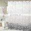 Bathroom Bath Textile Fabric Polyester PEVA PVC 3D EVA Plastic Shower Curtain