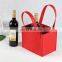 Hot selling fashion promotional craft felt wine bag