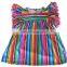 Kids Serape Pom Pom Dress Baby Girls Dress Designs  2019