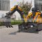 Mini crawler Loader with earth leveller