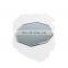 Octagon Glass Mirror Candle Holder Plates