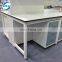 Lab Furniture Chemical Laboratory H Frame Workbench with Movable Cabinet