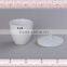Laboratory Ceramic Porcelain crucibles pure alumina,medium wall with lid,glazed