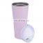 20oz custom wine tumbler customized color straight shape stainless steel mug double wall sport tumbler