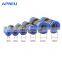 Pneumatic Fitting Hose Connector Tube Plastic Joint Compressor Push-in Quick Release Pipe  4mm 6mm 8mm 10mm  PU PY PV PE PM SA