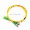 FC APC SC APC Duplex Single mode G652D PVC cordon de raccordement en fibre Fiber Jumper fc sc apc patch cord