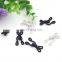 Best selling products closure cover fur fabric metal hook and eye