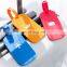 Amazon's Hot Factory Wholesale Multi-color Custom Logo Pvc Luggage Tag/