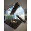 tempered glass stair tread & steel handrails for spiral stairs