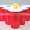 customized private logo christmas drink kids plastic safe beer pong glass dessert red paper cups party