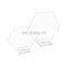 20 Pack Acrylic Wedding Table Numbers with Stands 4 x 6 Inch Clear sign Acrylic Table Numbers Holder