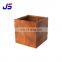 Eco-Friendly Customize Not Coated corten steel metal flowerpot