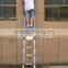 New 3.8m Telescopic Ladder Aluminium Ladder Foldable Extendable Extension Steps