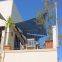 4*4 carport shade sail nets 100% polyester waterproof sun shade sail