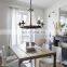 Living room lamp bedroom dining room candle lamps French European luxury home crystal chandelier