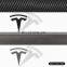 MODEL 3 & Y Autoclave Dry Real Carbon Fiber Badge Set For Tesla Logo 2017-2022