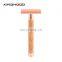 Mens Razor Double Edge Shaving Razor Blade Custom Wooden Handle Safety Razor