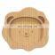 High Quality Ecofriendly Kitchen Reusable Natural Wooden Fiber Bamboo Plates Kids