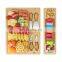 Natural Bamboo Rectangle Large Custom Cheese Board With Magnet Tray