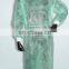 Hot Sale PP Isolation Gown Green Color Non-woven Surgical Gown For Person Protection