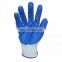 Cheap 10g Cotton Latex Crinkle Coated Work Labor Gloves for Men Hand Protective Safety Gloves