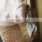 Cheap Rustic Tote Bag For Lady Seagrass Handbag, Natural Beach Bag, Round Straw Summer basket Vietnam Supplier