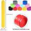 Customer Favorite User-friendly Custom LOGO Silicone Slap Wristband Children Toys Flexible Event Silicone Snap Bracelet