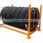 Warehouse storage metal tire pallet rack
