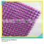 2mm/3mm/4mm Hot Pink Flower Rhinestone Sewing Plastic Roll Net