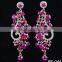 Full drill alloy luxury crystal bridal long earrings,fashion earrings