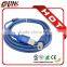 Wide selection micro 1.4 2.8 3.0 cable data usb cable oem flat head