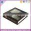 Luxury creative design paperboard cigar packaging box with window/cigar box with insert holder