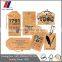 Customized garment tags paper header cards,cheap header card printing wholesale