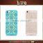 Delicate openwork lace pattern mobile phone case, matte feel hard cover case for iphone 5s 6s 6splus